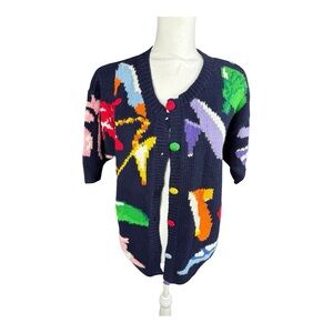 Shoe‎ Theme Eagles Eye Sweater Cardigan